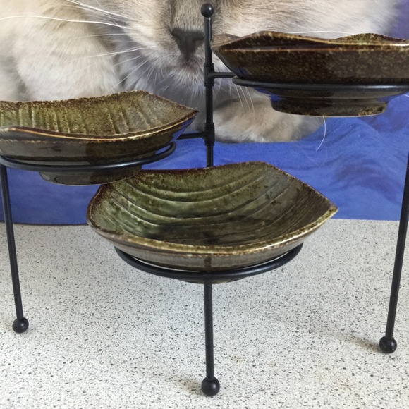 3 tier ceramic serving set - Picture 1 of 7